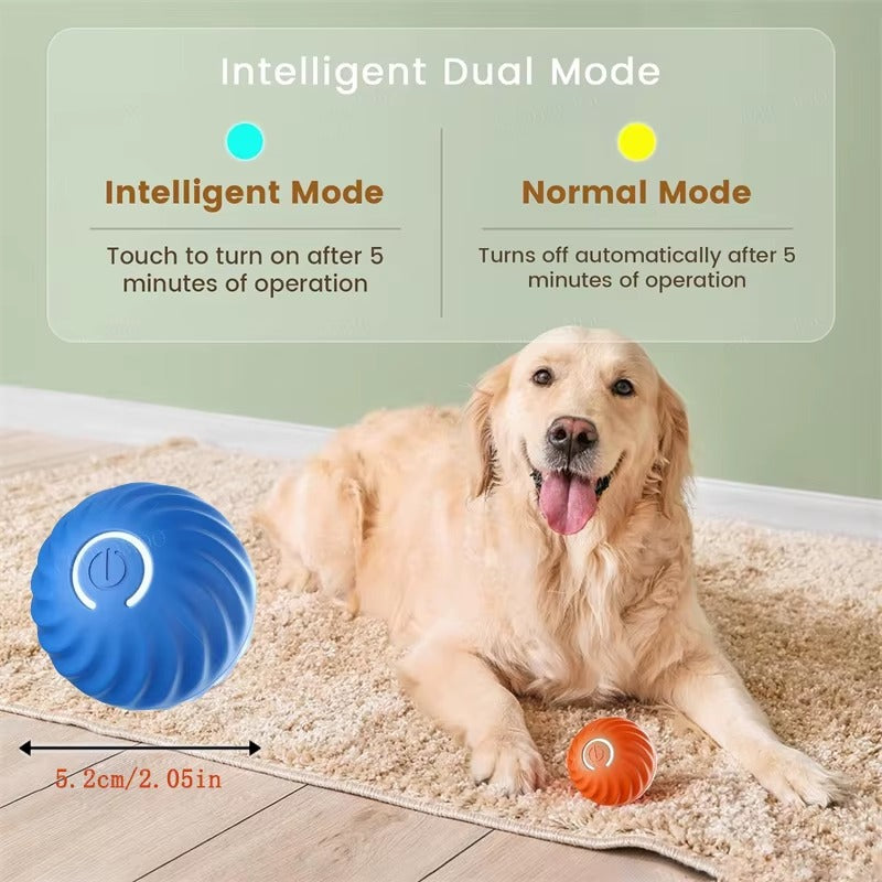 Smart Dog Toys Ball Electronic Interactive Pet Toy Moving Ball USB Automatic Moving Bouncing for Puppy
