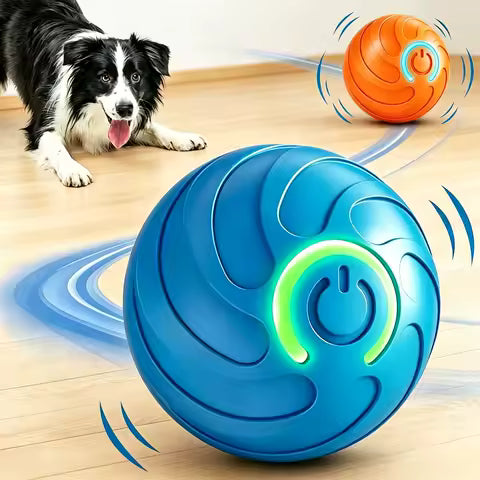 Smart Dog Toys Ball Electronic Interactive Pet Toy Moving Ball USB Automatic Moving Bouncing for Puppy