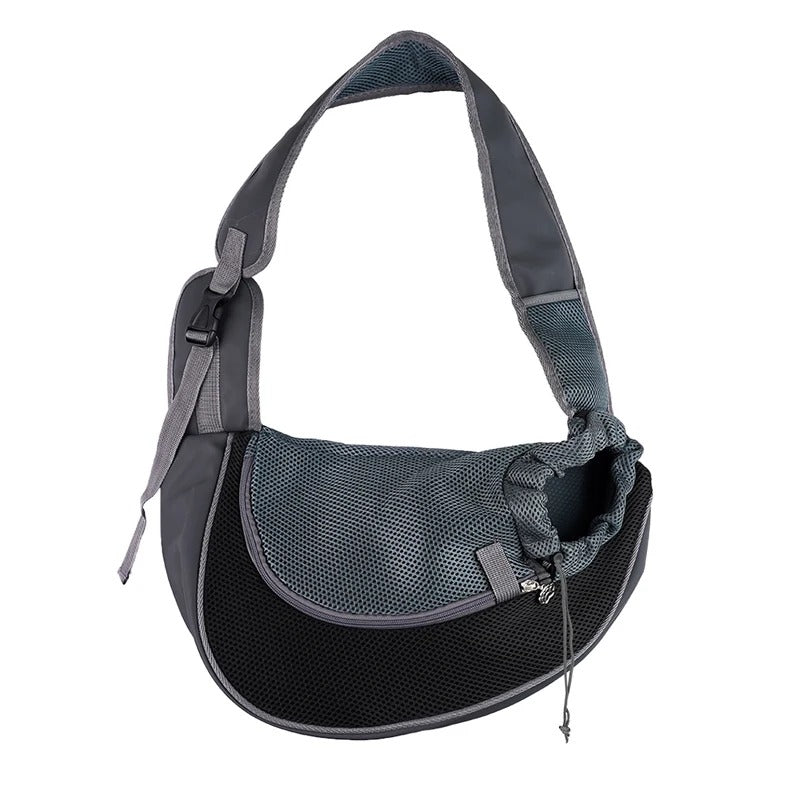 Pet Puppy Dog Mesh Sling Carry Pack Backpack Carrier Travel Tote Shoulder Bag UK