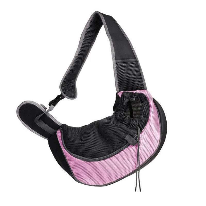 Pet Puppy Dog Mesh Sling Carry Pack Backpack Carrier Travel Tote Shoulder Bag UK